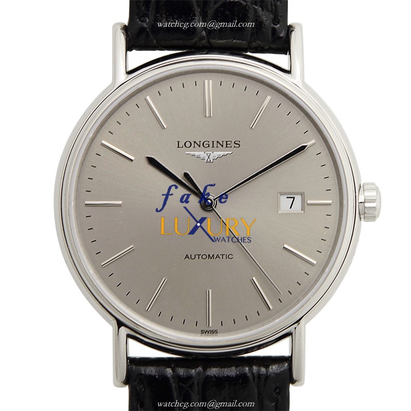 Longines L4.921.4.72.2 PRESENCE Automatic Stainless Steel Replica Watch - Swiss Movement, Silver