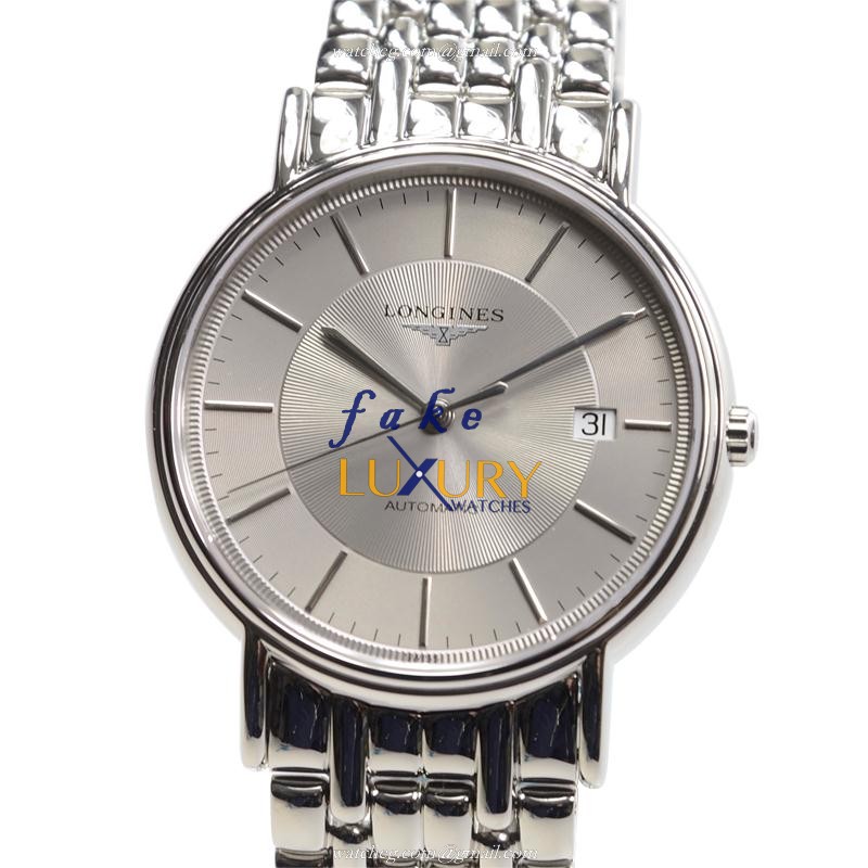 Longines L4.921.4.78.6 PRESENCE Replica Watch - Automatic - Stainless Steel Case - Silver Dial