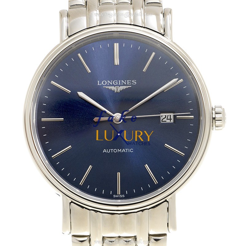 Longines L4.922.4.92.6 PRESENCE Automatic Silver Dial Stainless Steel Replica Watch - Luxury Replica Watch