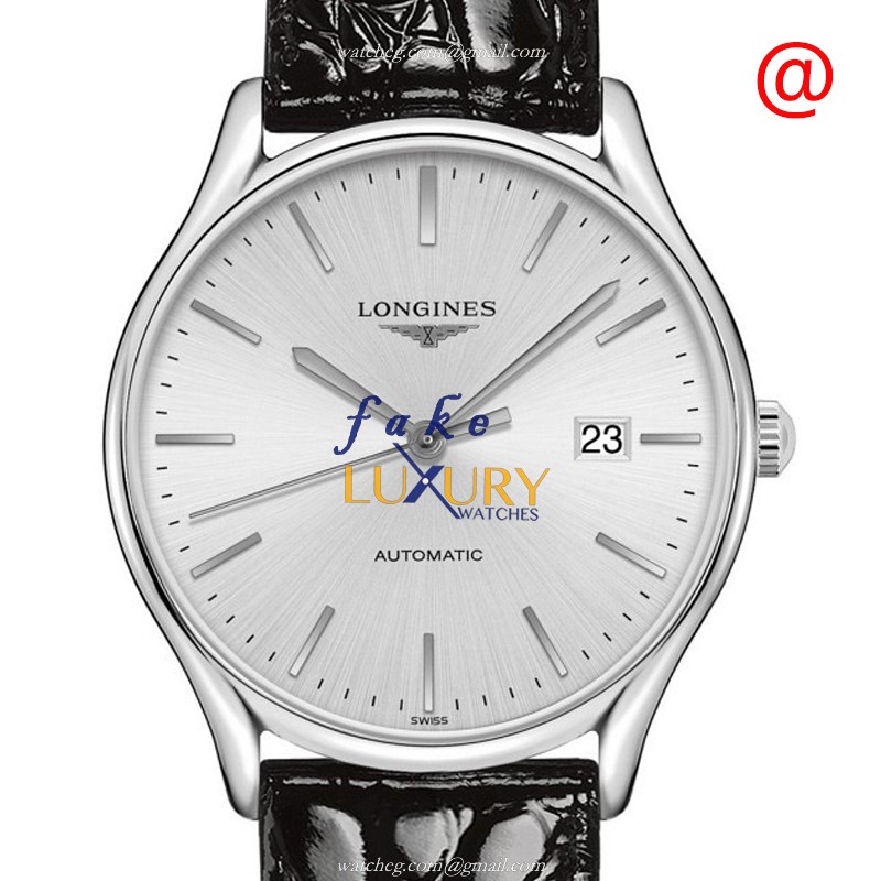 Longines L4.960.4.72.2 Lyre Automatic Gray Dial Steel Replica Watch