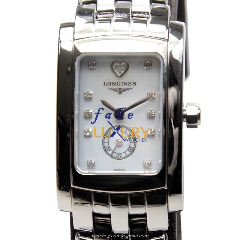 Longines L5.155.4.92.6 Dolce Vita Quartz Stainless Steel White Dial Replica Watch