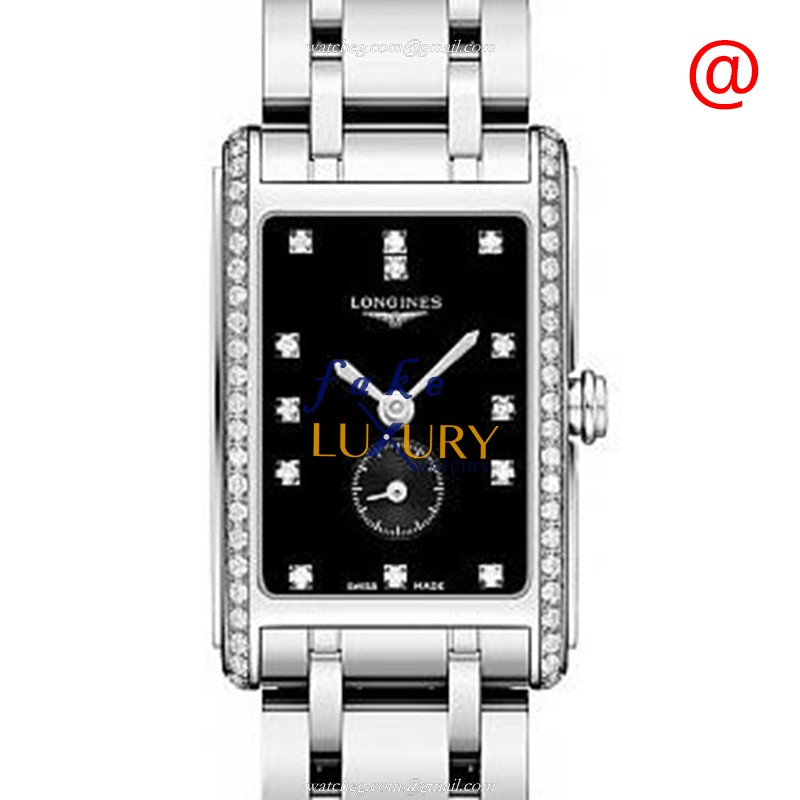 Longines L5.255.0.57.6 DOLCE VITA Quartz Stainless Steel & Diamonds Replica Watch, Swiss Luxury - Luxury Replica Watch