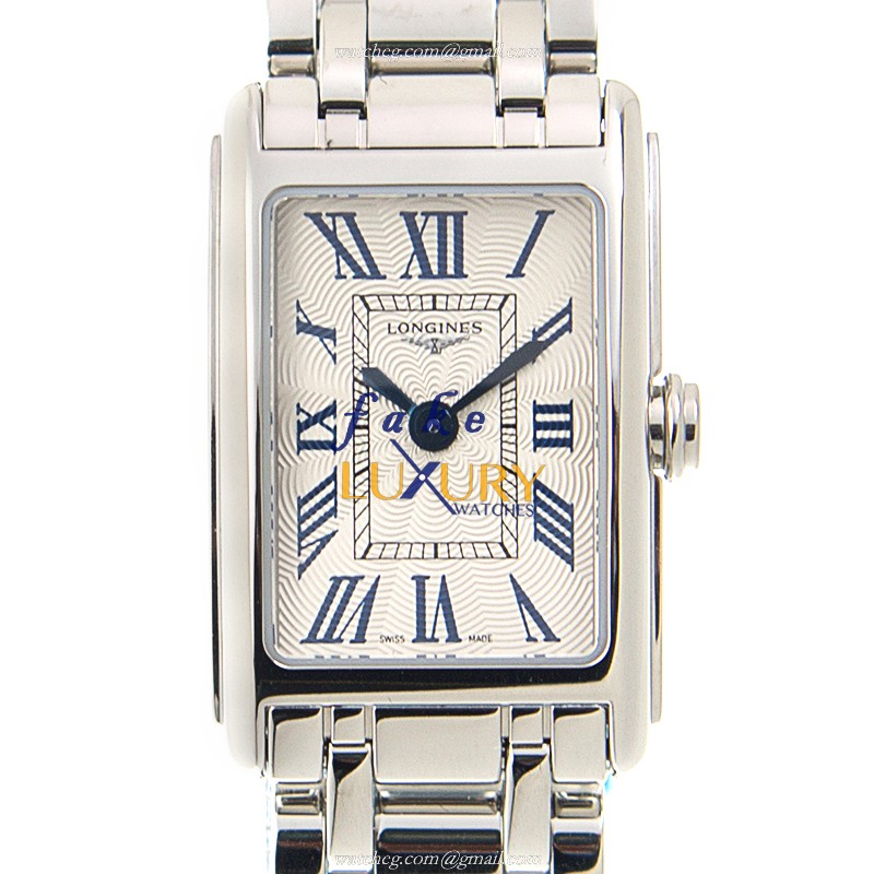 Longines L5.258.4.71.6 Dolce Vita Replica Watch, Quartz Movement, Silver Dial, Steel Bracelet