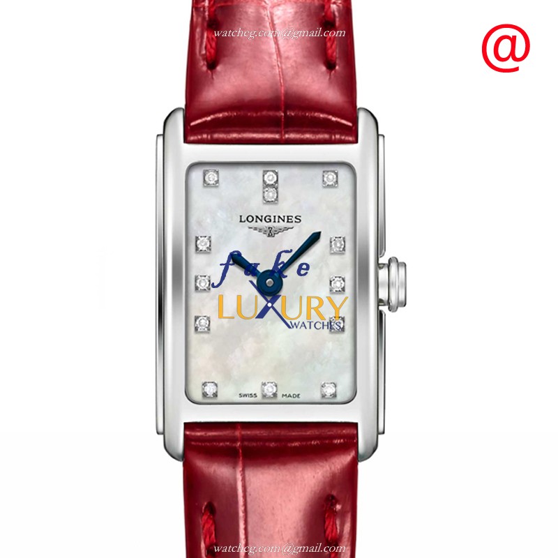 Longines L5.258.4.87.5 Dolce Vita Quartz Stainless Steel Replica Watch - 1:1 Luxury Clone - White - Luxury Replica Watch