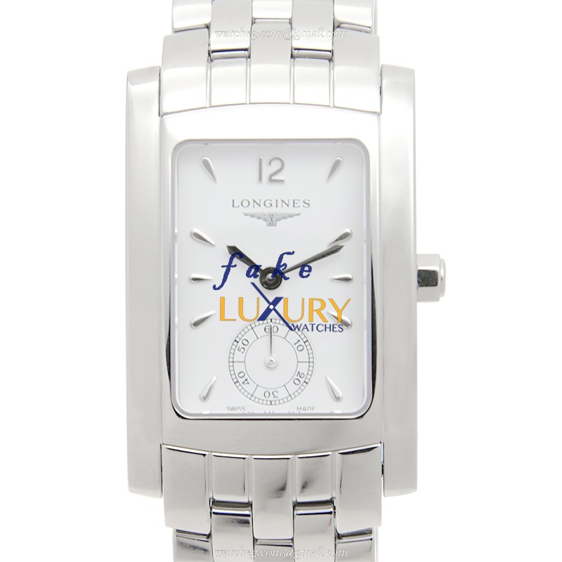 Longines L5.502.4.16.6 Quartz Stainless Steel Replica Watch - DOLCE VITA White Dial Silver Band - Luxury Replica Watch