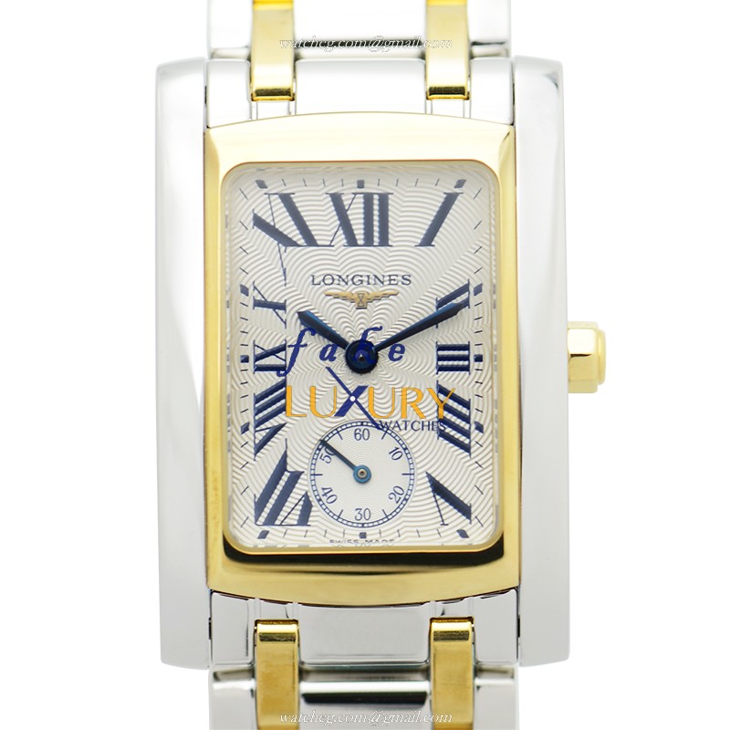 Longines L5.502.5.70.7 Dolce Vita Replica Watch, Quartz Movement, Silver Dial, 18kt Rose Gold &