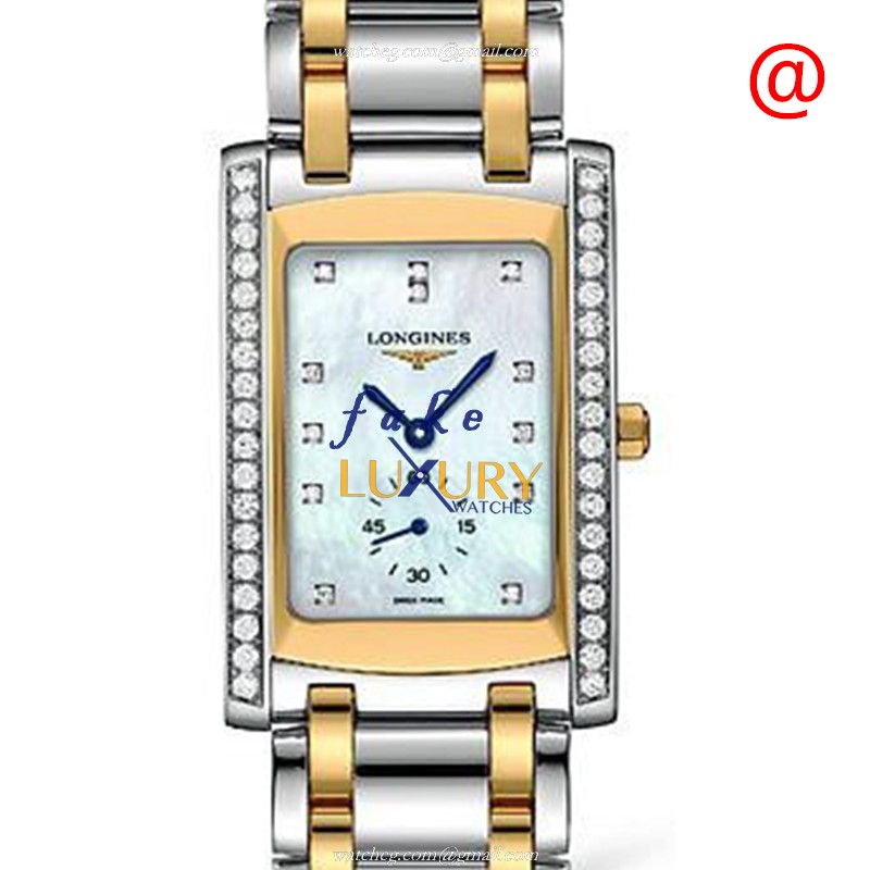 Longines L5.655.5.09.7 Dolce Vita Replica Watch, White Mother of Pearl Dial, Quartz Movement