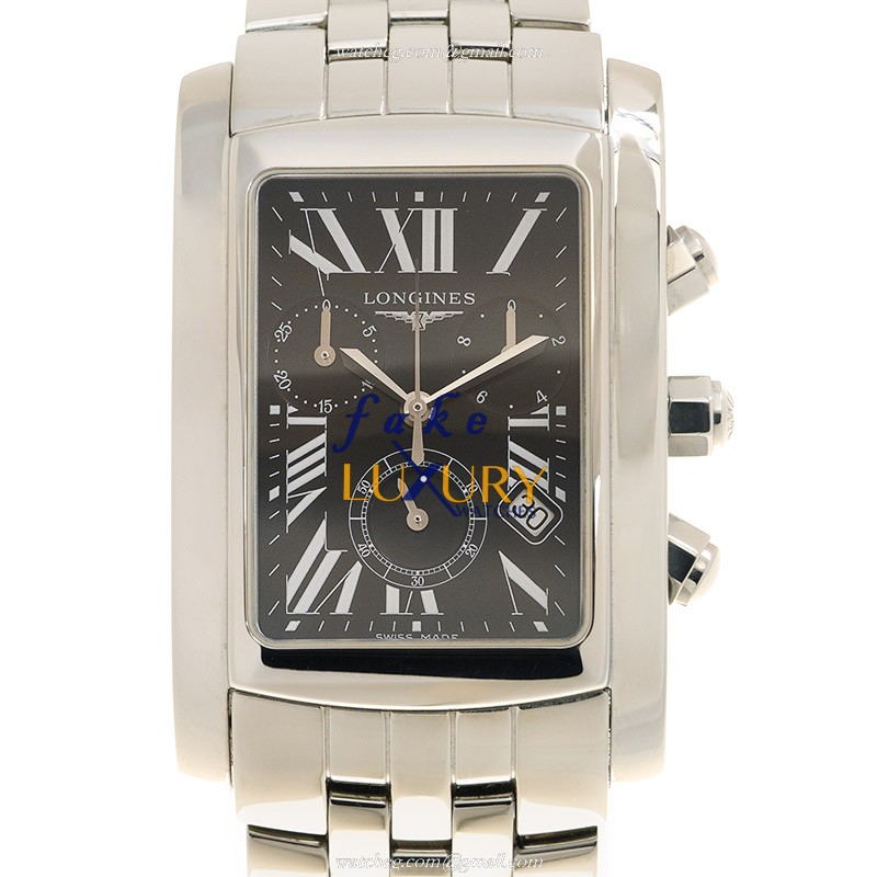 Longines L5.680.4.79.6 Dolce Vita Replica Watch, Black Dial, Steel Bracelet, Quartz Movement