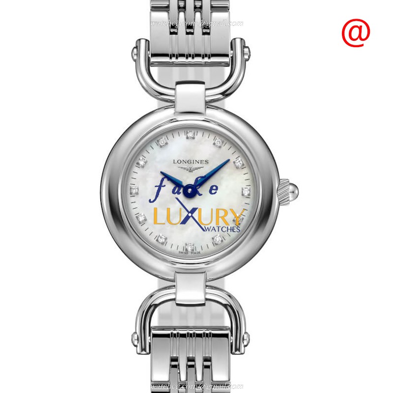 Longines L6.129.4.87.6 Equestrian Quartz Stainless Steel Replica Watch - White Dial, Silver Strap - Luxury Replica Watch