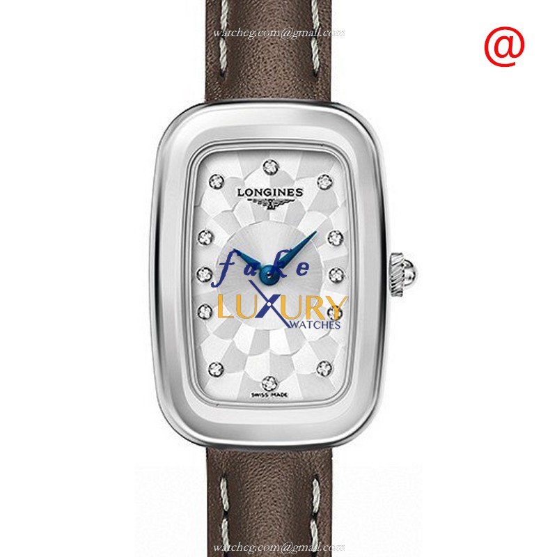 Longines L6.140.4.77.2 EQUESTRIAN Quartz Steel | 0.5KG Net | Silver Dial | Brown Leather Strap