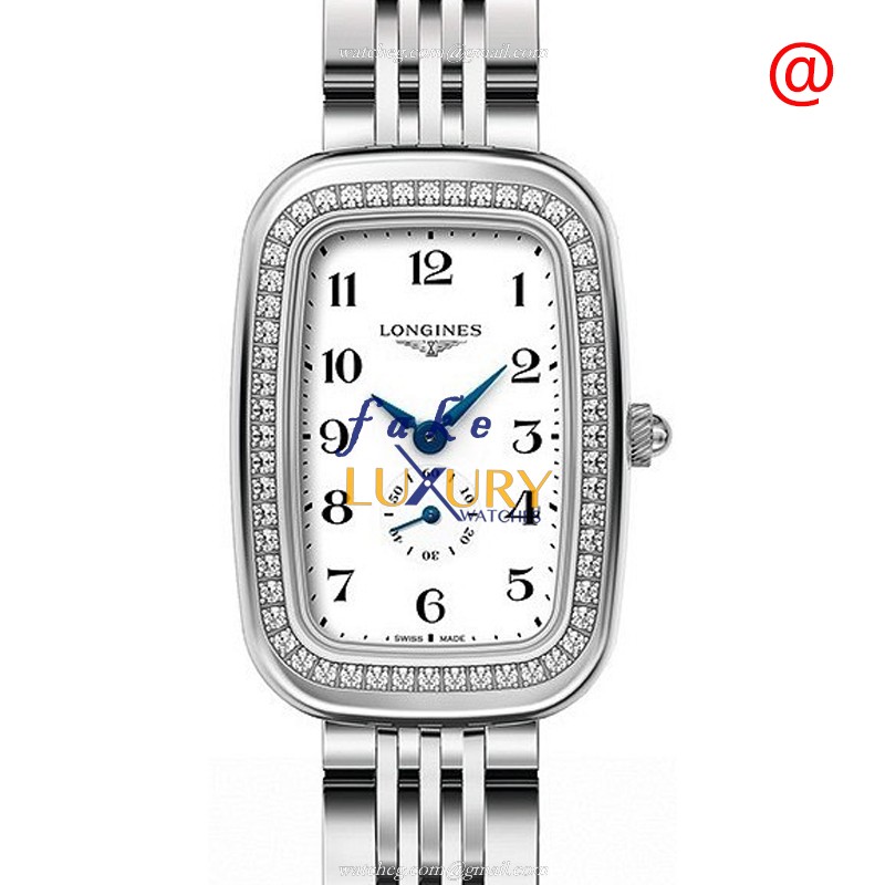 Longines L6.141.0.13.6 Equestrian Quartz Stainless Steel & Diamond Replica Watch - Swiss Clone