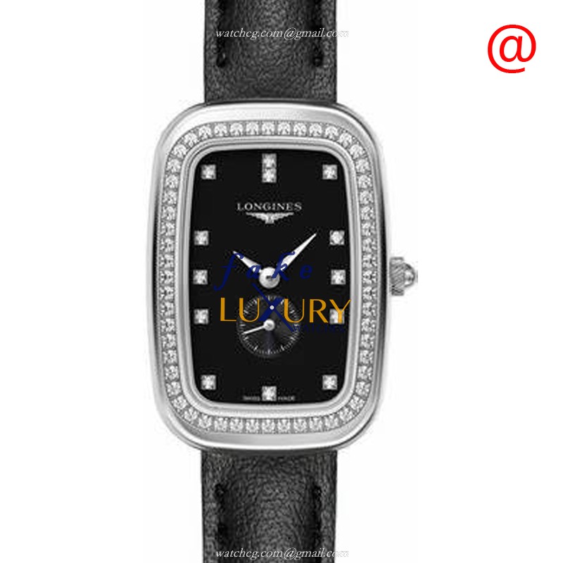 Longines L6.141.4.57.0 Equestrian Auto Swiss Movt Replica Watch, Stainless Steel & Diamond Case
