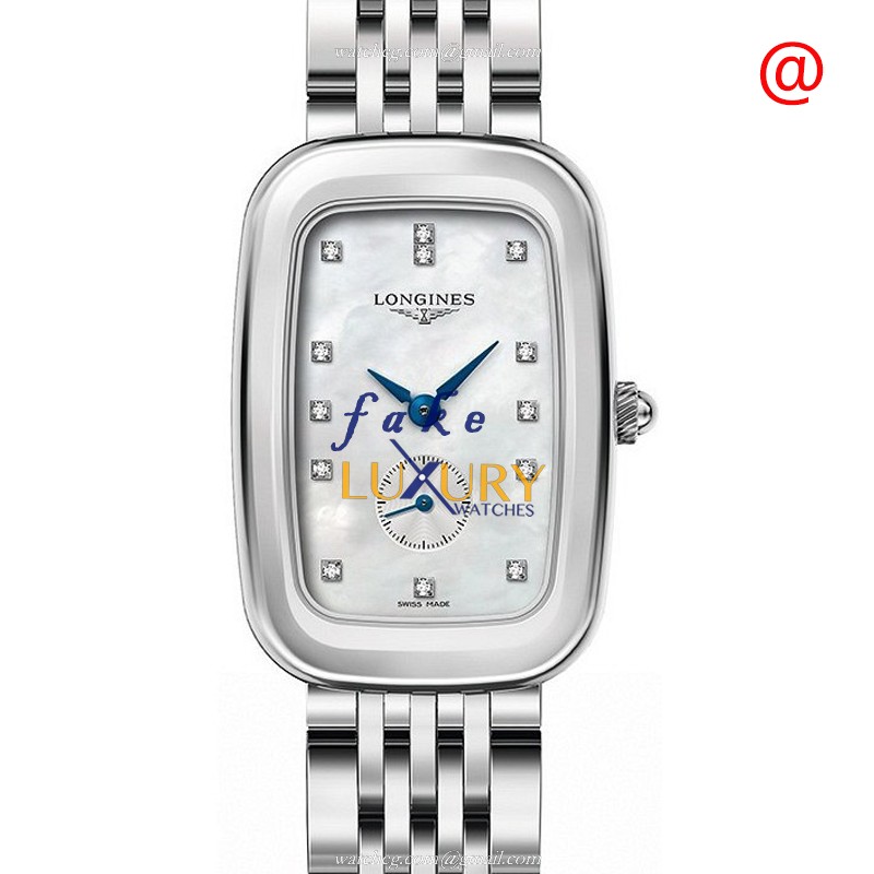 Longines L6.143.4.87.6 Replica Watch Equestrian Quartz Stainless Steel White Dial Silver Bracelet - Luxury Replica Watch