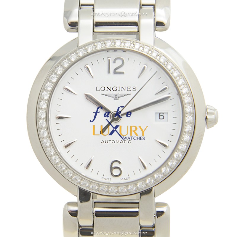 Longines L8.113.0.16.6 | PRIMA LUNA | Automatic | Stainless Steel & Diamonds | Replica Watch