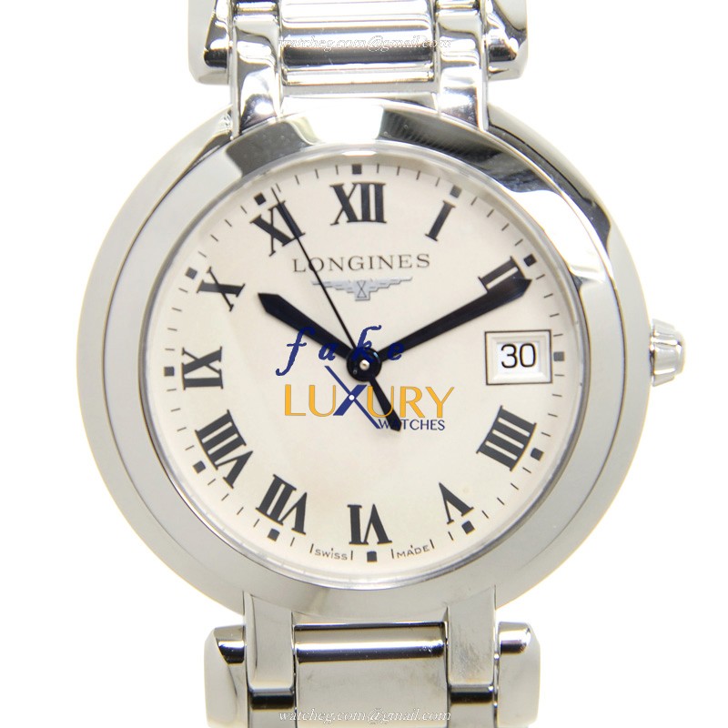 Longines L8.114.4.71.6 PRIMA LUNA Quartz Steel Case Replica Watch