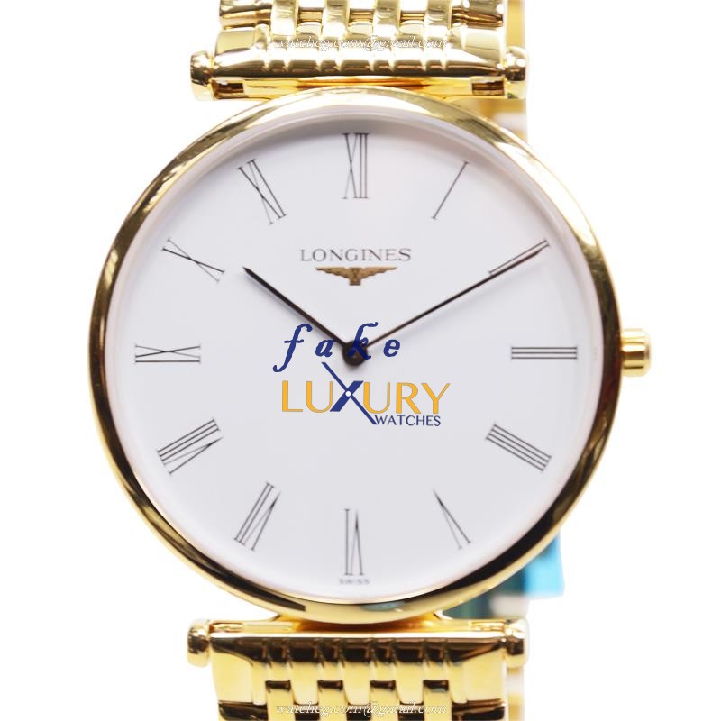 Longines La Grande L4.709.2.11.8 - Replica Watch - Quartz - 33mm PVD Gold - White Dial