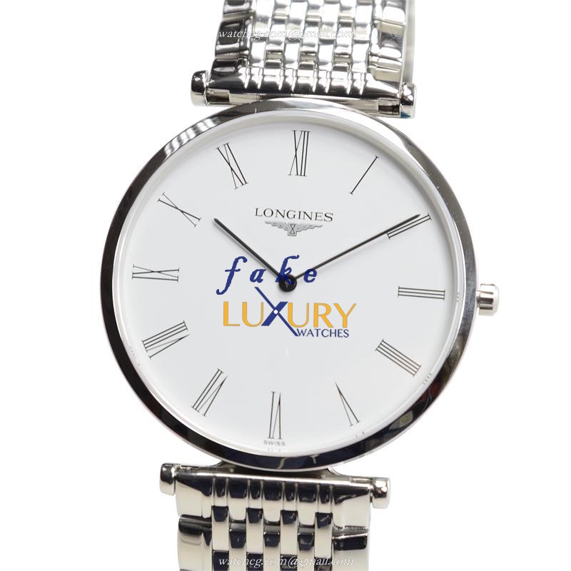 Longines La Grande L4.800.4.11.6 Quartz Stainless Steel White Dial 35mm Replica Watch