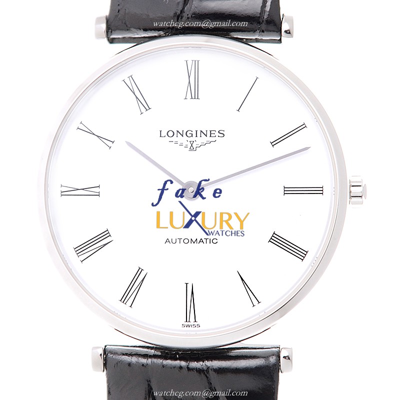 Longines La Grande L4.90.8.411.2 Manual Wind White Dial Stainless Steel Replica Watch