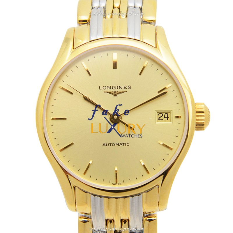 Longines Lyre L4.360.2.32.7 - Replica Watch - Automatic - PVD Gold Case - Gold Dial - 25mm