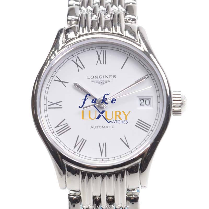 Longines Lyre L4.360.4.11.6 Automatic Stainless Steel White Dial 26mm Replica Watch