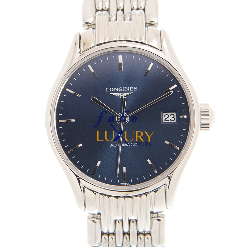Longines Lyre L4.360.4.92.6 Replica Watch Automatic Movement Blue Dial Steel Case