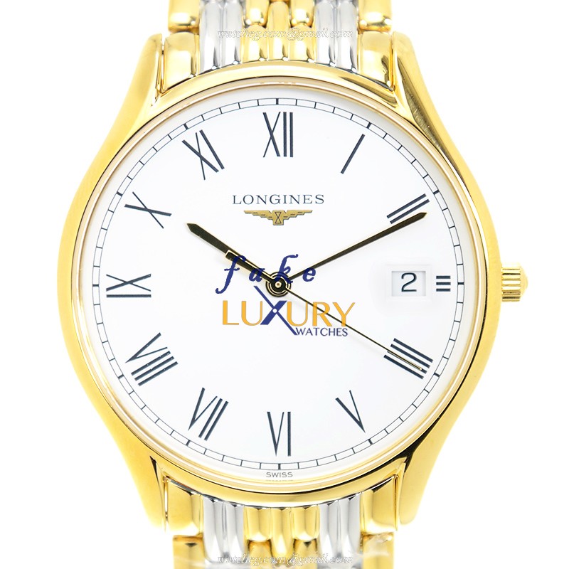 Longines Lyre L4.759.2.11.7 - Replica Watch - Quartz - 34mm Gold-Plated Steel Case - White Dial