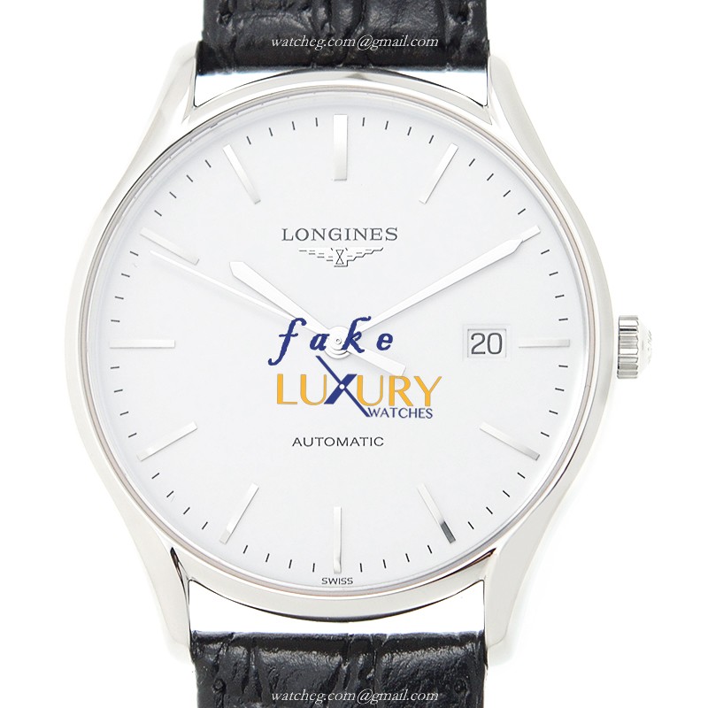 Longines Lyre L4.960.4.12.2 - Automatic - White Dial - Stainless Steel - Alligator Strap - Replica