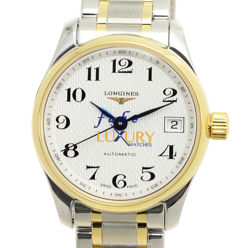 Longines Master L2.128.5.78.7 Replica Watch Automatic Movement Silver Dial Gold Steel Case