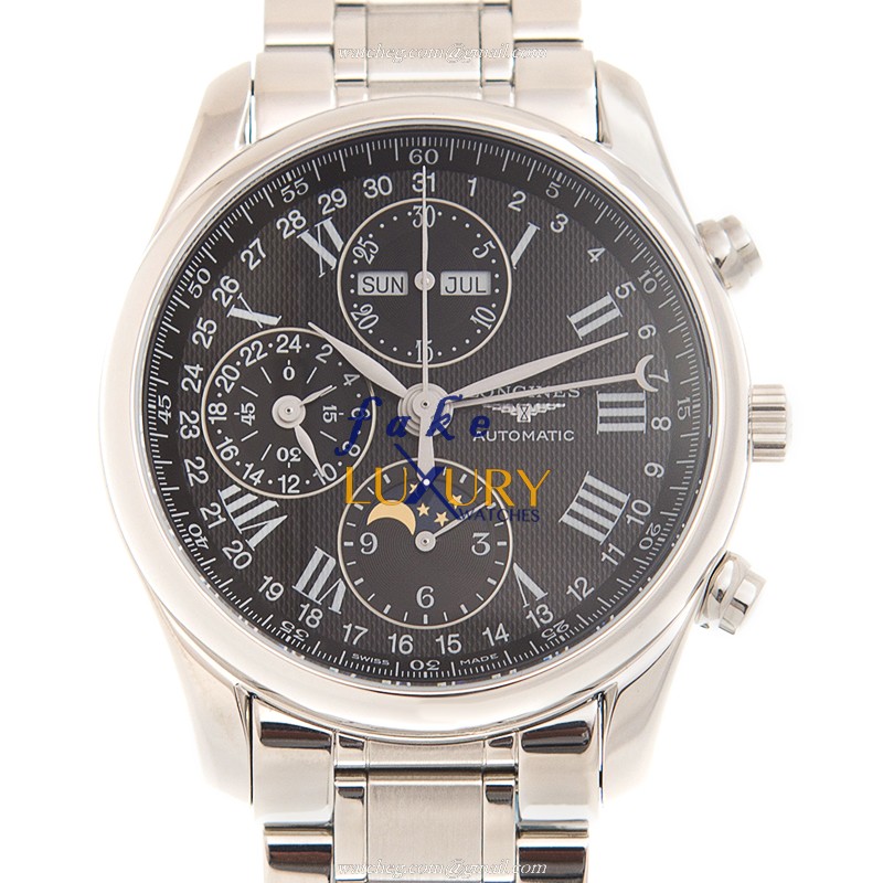 Longines MASTER L2.673.4.51.6 - Replica Watch - Automatic - 40mm Steel Case - Black Dial - Silver