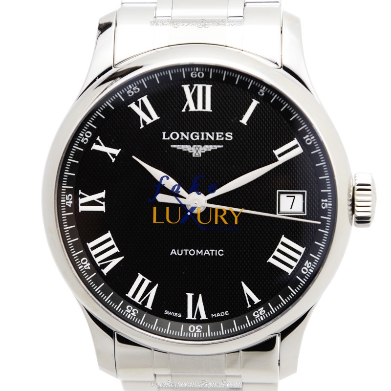 Longines Master L2.689.4.51.6 - Replica Watch - Automatic - Stainless Steel - Black Dial - 47.5mm