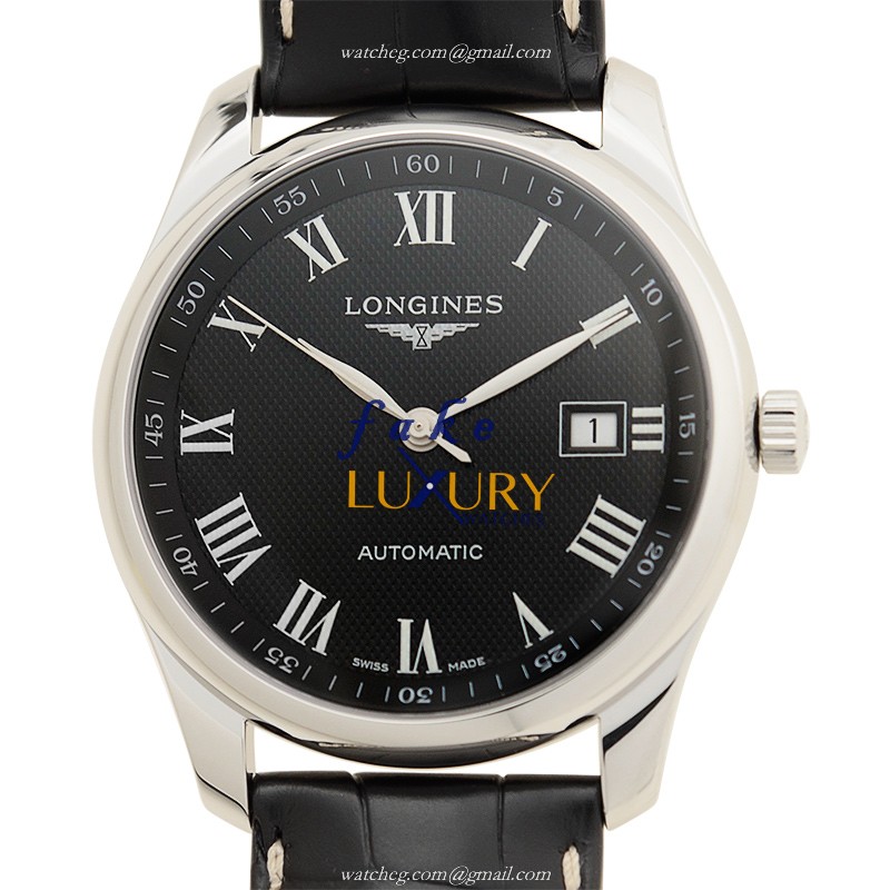 Longines MASTER L2.793.4.51.7 Replica Watch, Automatic Movement, Black Dial, Steel Case