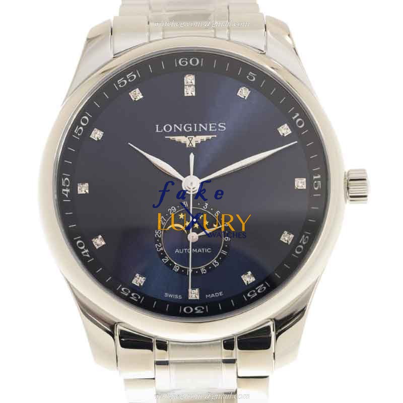 Longines Master L2.919.4.97.6 Automatic Blue Dial Stainless Steel Replica Watch