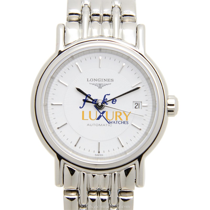 Longines PRESENCE L4.321.4.18.6 Replica Watch Automatic Movement White Dial Stainless Steel