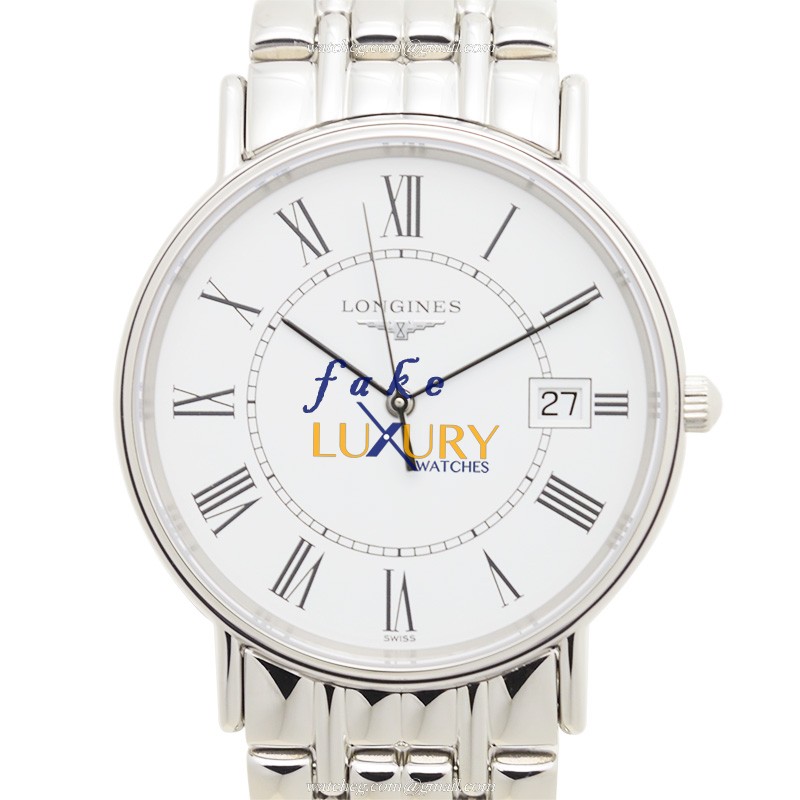 Longines Presence L4.720.4.11.6 - Replica Watch - Quartz - White Dial - Stainless Steel