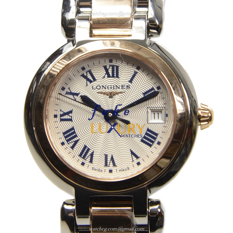 Longines PRIMA LUNA L8.110.5.78.6 - Replica Watch - Quartz - 26.5mm - Rose Gold & Steel Case