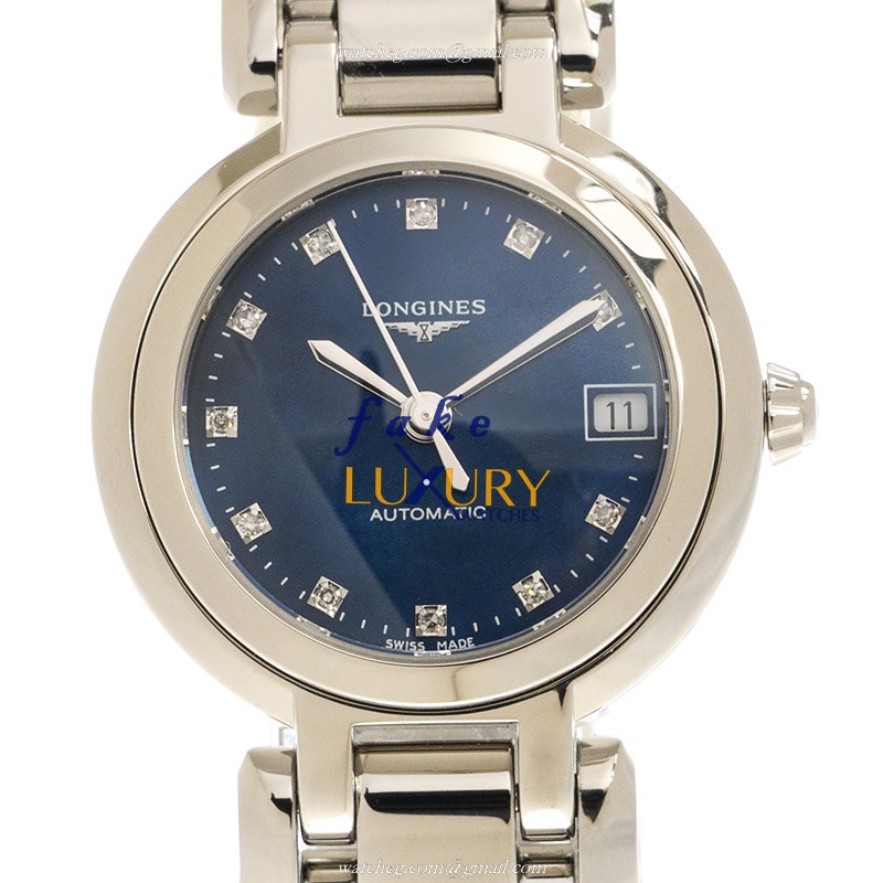 Longines Prima Luna L8.111.4.98.6 Automatic Blue Dial Stainless Steel Replica Watch