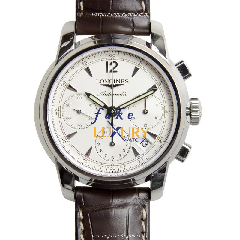 Longines SAINT IMIER L2.753.4.72.0 - Automatic - White Dial - Stainless Steel - Replica Watch