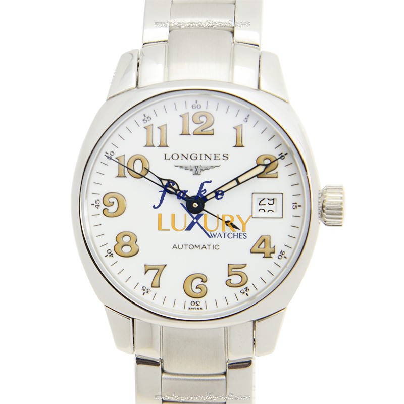 Longines SPIRIT L2.196.4.23.6 Automatic White Dial Silver Stainless Steel Strap Replica Watch