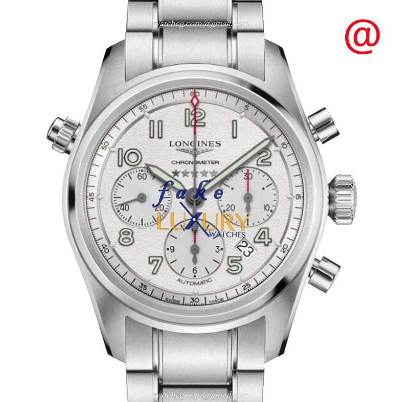 Longines Spirit L3.820.4.73.6 Automatic Stainless Steel Silver Dial Replica Watch