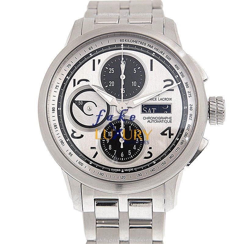 Maurice Lacroix MP6348-SS002-12E MASTERPIECE Automatic Silver Dial Stainless Steel Replica Watch - Luxury Replica Watch
