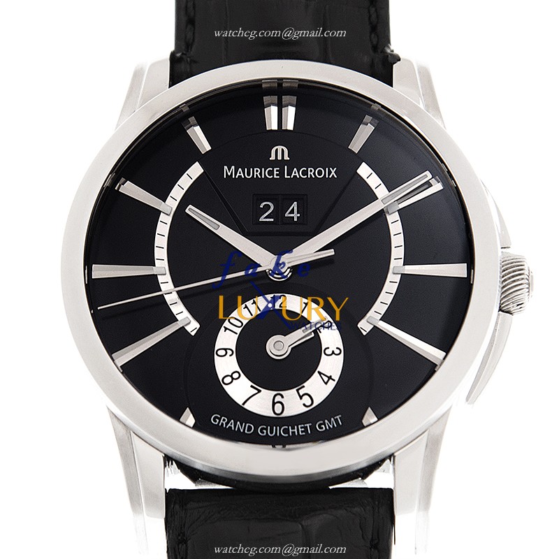 Maurice Lacroix Pontos PT6208-SS001-330 Replica Watch, Automatic Movement, Black Dial, Steel Case - Luxury Replica Watch