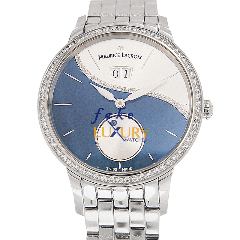 Maurice Lacroix SD6207-SD502-450 Starside Replica Watch - Automatic - Blue Dial - Steel Case - Luxury Replica Watch
