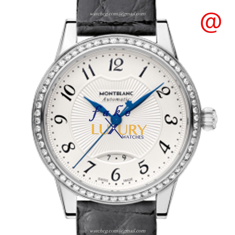 Mont Blanc Boheme 111057 - Replica Watch - Automatic - Stainless Steel & Diamonds - Silver Dial - Luxury Replica Watch