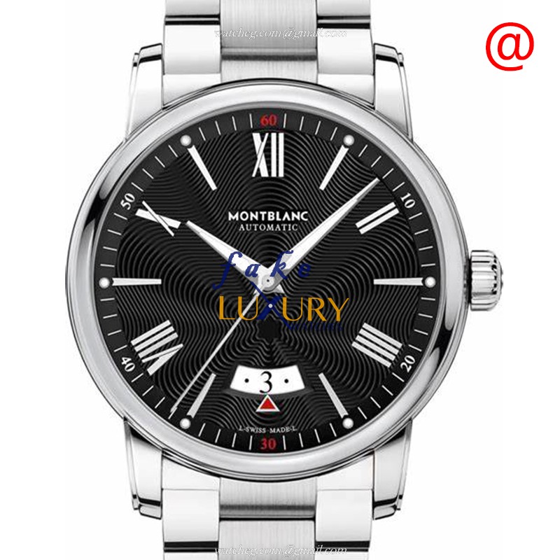 Mont Blanc 4810 115935 Automatic Stainless Steel Black Dial Replica Watch - Luxury Replica Watch