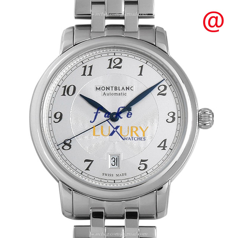 Mont Blanc Star Legacy 117323 Replica Watch, Silver Dial, Steel Automatic - Luxury Replica Watch