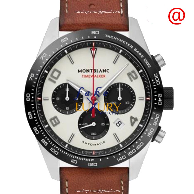 Mont Blanc TIMEWALKER Replica Watch 118488, Automatic Movement, Silver Dial, Steel Case - Luxury Replica Watch