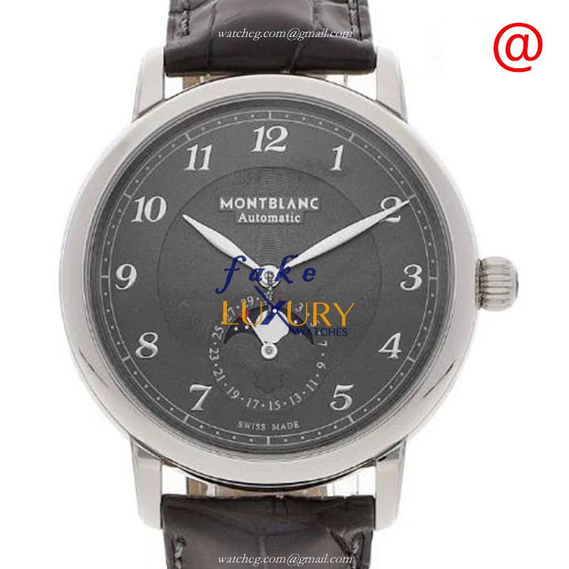 Mont Blanc Star Legacy 118518 Replica Watch, Automatic Movement, Gray Dial, Steel Case - Luxury Replica Watch