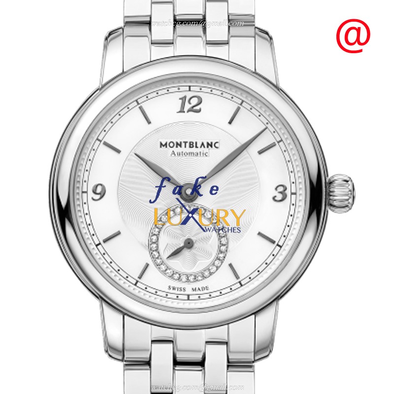 Mont Blanc 118535 Star Legacy Replica Watch, Automatic Movement, White Dial, Steel Case - Luxury Replica Watch