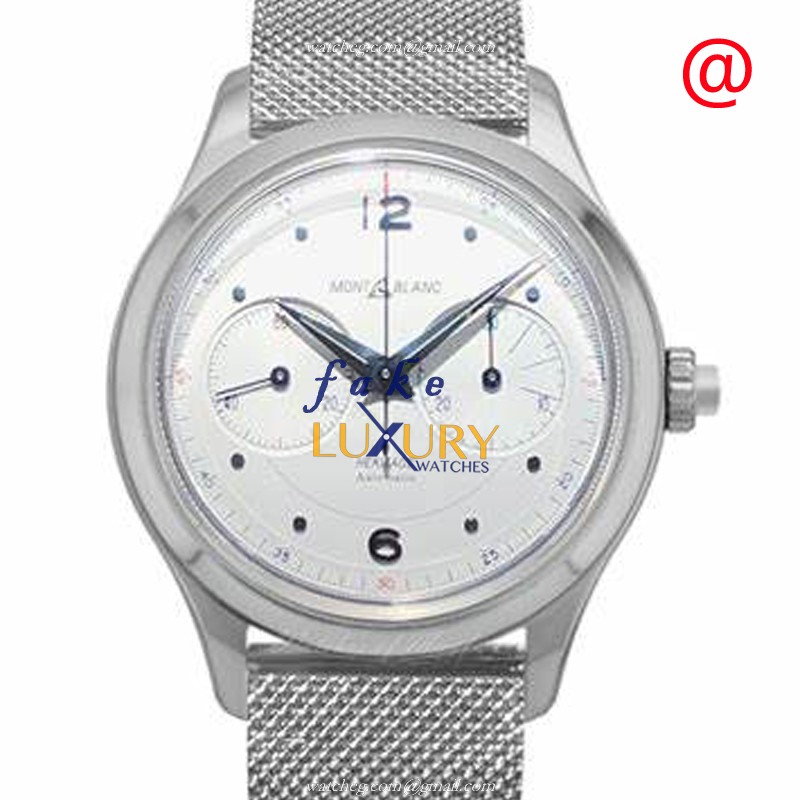 Mont Blanc 119952 PATRIMONY TRADITIONELLE Replica Watch With Automatic Movement, Silver Dial, Steel - Luxury Replica Watch