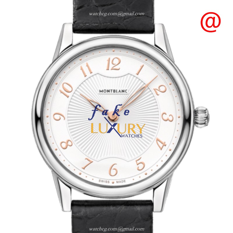 Mont Blanc 123867 Boheme Quartz Replica Watch, White Dial, Steel Case - Luxury Replica Watch